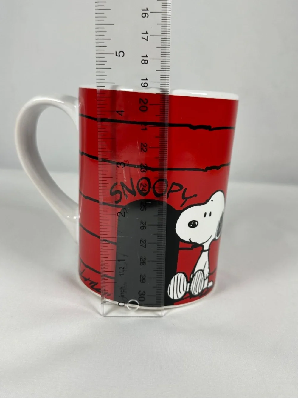 Peanuts Snoopy Red Doghouse Coffee Mug & Hallmark Enamel Ornament 2021 Bundle
